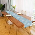 thumbnail image 2 of Yayeee Table Runner 90 inches Long Home Kitchen Dinning Party Decoration, Gray Snowflake, 2 of 7