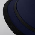 thumbnail image 5 of Women's Wool Felt Hat with Elegant Net Fabric Flower, Round Top Bucket Hat for Women, Vintage Tea Party Hat for Church, Wedding, and Special Occasions - Navy, 5 of 6