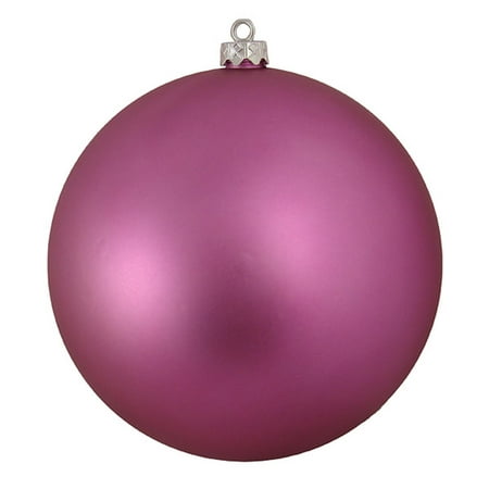 Matte Bubblegum Pink Commercial Shatterproof Christmas Ball Ornament 10" (250mm)