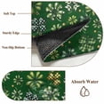 thumbnail image 6 of St Patrick's Day Round Area Rug 5Ft Washable Circle Rugs for Living Room Bedroom, Watercolor Shamrock Leaf Retro Dark Green Non-Slip Carpet Floor Mats Indoor Outdoor Carpet Runner Home Decor, 6 of 8