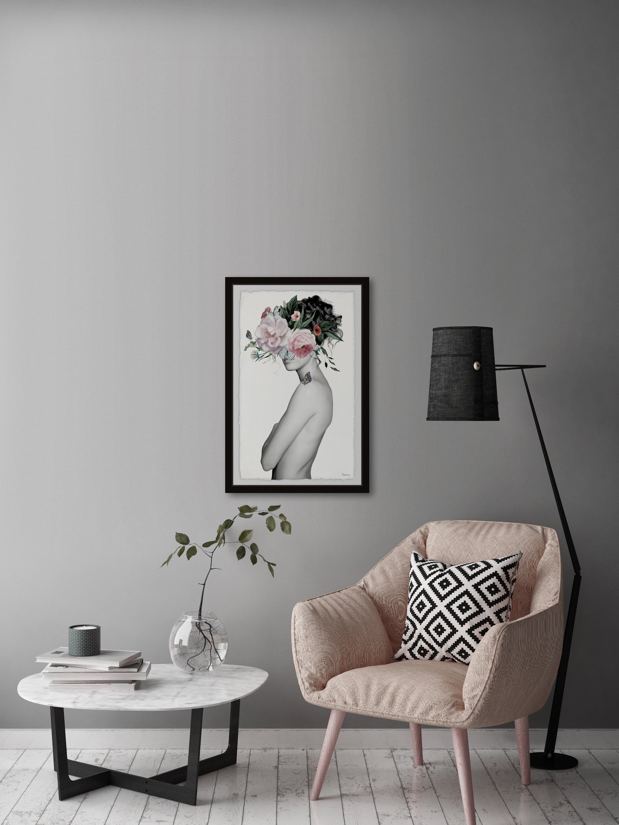 Parvez Taj "Magical Bloom" Framed Painting Print