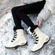 thumbnail image 3 of Botas de nieve impermeables de media pantorrilla para mujer, Botas de senderismo altas hasta el muslo, cómodas, alta calidad, Invierno, 3 of 4