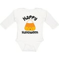 thumbnail image 3 of Inktastic Happy Halloween Candy Corn Boys or Girls Long Sleeve Baby Bodysuit, 3 of 5