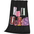 thumbnail image 4 of Kali Actress Uchis Flannel Blanket Air Conditioning Blanket Nap Blanket Sofa Throw Blanket Throw Blankets 80"X60", 4 of 6