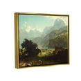 thumbnail image 3 of Stupell Industries Lake Lucern Albert Bierstadt Classic Fine Landscape Painting Painting Metallic Gold Floating Framed Canvas Print Wall Art, Design by one1000paintings, 3 of 5