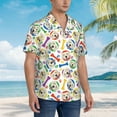 thumbnail image 5 of Haiem Cartoon Labrador Retriever Printed Hawaiian Shirt for Men - Men’s Casual Beach Summer Shirts - Stretch Fabric with Modern Fit-Small, 5 of 9