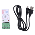 thumbnail image 1 of 3 In1 USB 232 485 TO RS485 / USB TO RS232 / 232 TO 485 Converter Adapter Ch340 W/LED for WIN7,Linux PLC Access Control, 1 of 8