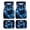 Blue Lightning Wolf Pattern, variant on Pzuqiu Patriotic Car Floor Mats featuring Fire Eagle US Flag Design - All Weather 4 Piece Full Set