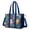 Pioneer Flower Floral-2, variant on Teacher Tote Bag,Pioneer Flower Floral Print Pattern Teacher Utility Tote Bag,Large Work Tote Bags for Women with Multiple Pockets,Top Zipper Closure,13.8x10.6x6.7 Inch
