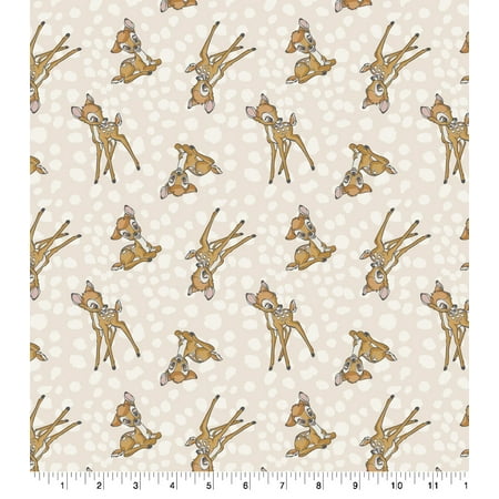 UPC: 0887816367387 | Disney Bambi Polka Dot Cotton Fabric