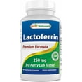thumbnail image 2 of (3 pack) Best Naturals Lactoferrin 250 mg 60 Vegetarian Capsules | Healthy Immune Supplement, 2 of 9