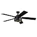 thumbnail image 3 of Prominence Home 51479-01 Ventilateur de Plafond Octavia, 52, Noir Mat, 3 of 4