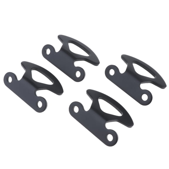 Truck Bed Inner Hooks Black Metal For (4 Pcs)