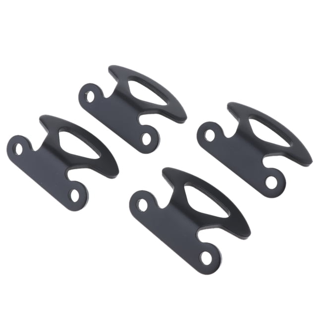 4 unids/pack gancho de interior para cama de camión de coche, gancho de interior de caja de camioneta de Metal negro para 2000 Yotijar Ganchos de lazo interno