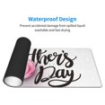 thumbnail image 3 of Rocae Happy Mother's Day (3) for Gaming Mouse Pad, Mouse Pad Large, Office Computer Keyboard Mousepad, Keyboard and Mouse Pad with Stitched Edges,31.5 x 11.8 in, 3 of 5