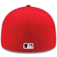 thumbnail image 4 of Men's New Era Red Cincinnati Reds Home Authentic Collection On-Field 59FIFTY Fitted Hat, 4 of 6