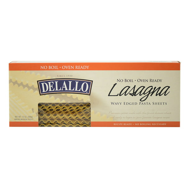 Delallo No Boil Lasagna 13 2 Oz Walmart Com Walmart Com