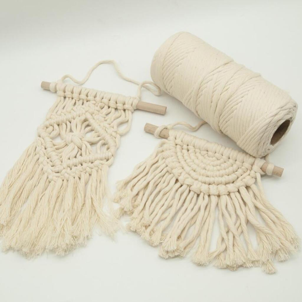 FVDPWYE Macrame Cord for Wall Hanging Catcher Rope 4mm