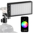 thumbnail image 1 of Pixel G1s RGB Video Light with APP Control, Built-in 12W Rechargeable Battery LED Camera Light, 10 Common Lighting Effects, CRI&acirc;&yen;97 2500-8500K RGB Vid, 1 of 7