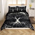 thumbnail image 3 of of Life Juego de Funda Nórdica Exotic Gothic Queen Bedding Sets,Blanco y Negro, 3 of 7
