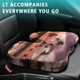 thumbnail image 4 of Premium Palm Trees Pattern Memory Foam Seat Cushion Ergonomic Chair Pad for Office Chair, Car, Airplane & Bleachers Sciatica, Tailbone Hip & Back Pain Relief - Chair Cushion for Long Office Workers., 4 of 5
