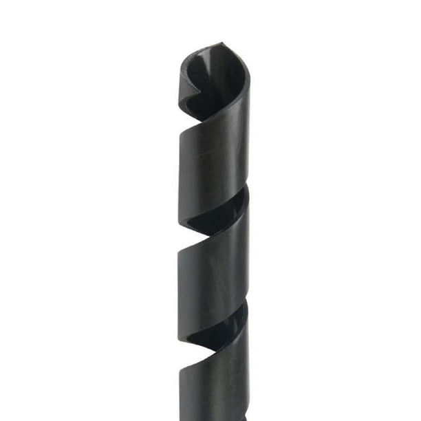 Envoltura eléctrica en espiral Ancor Marine Grade 1/2 pulgada, negra, 100 pies