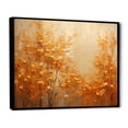 thumbnail image 2 of Designart "Harmonious Golden Autumn Forest I" Forest Floater Framed Wall Art Living Room, 2 of 5