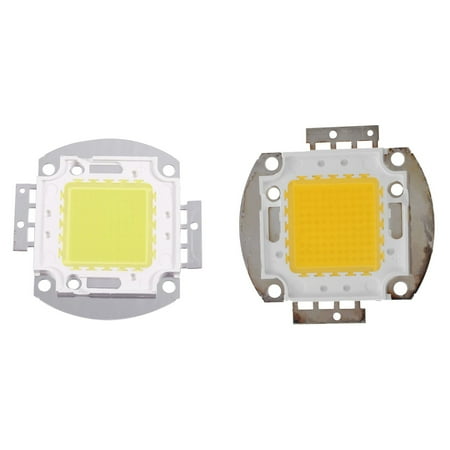 

2 Pcs LED Chip 100W 7500LM Light Bulb Lamp Spotlight High Power Integrated DIY White & Warm White