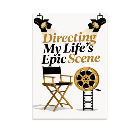 Directing My Life s Epic Scene - Aspiring Creatives - 13x19 Poster Print