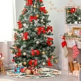 thumbnail image 2 of Yayeee Christmas Tree Skirt 47 inches for Xmas Tree Holiday Party Decoration, Orange Christmas Gift Pattern, 2 of 6