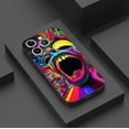 thumbnail image 3 of Exprese su estilo: viste tu iPhone 15 Pro Max, 14, 13, 12 Pro y 11 con una colorida funda mate de dibujos animados para teléfono., 3 of 4