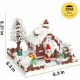 thumbnail image 3 of 2025 New Christmas Architecture Mini Building Blocks Set for Adults - Micro Toy Building Bricks Model Kit - Educational Architecture Model Gift for Teens and Adults, 3 of 7