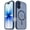 Translucent Blue, variant on Vena For Apple iPhone 17 Case Magsafe, Magnetic Shockproof Translucent Back Slim Protective Phone Case, Black
