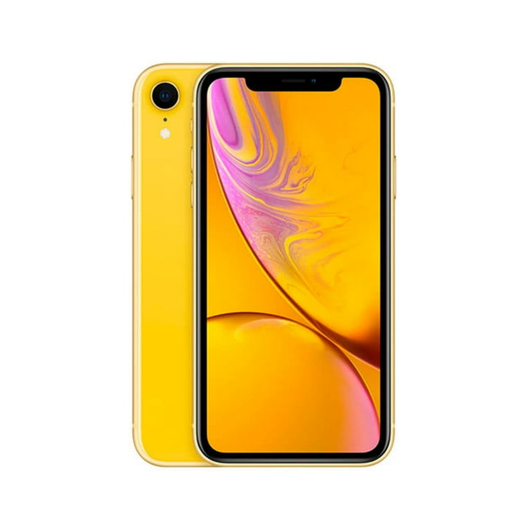 Restored Apple iPhone XR Unlocked 256GB Yellow (A1984) Bundle