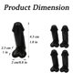 thumbnail image 2 of 4 Tapones Para Válvula De Neumático De Broma, Color Negro, De 1,8 Pulgadas, Universales Para Coches, Camiones, Motocicletas, Suv, 4 Unidades, 2 of 5