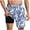 Blue H, variant on Stamzod Men's Swimwear Swim Trunks with Compression Liner Quick Dry Bathing Suit Men Beach Shorts Black B S