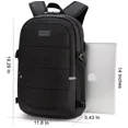 thumbnail image 4 of Mochila Antirrobo Mochila Impermeable Para Portátil De 15,6i Color Negro, 4 of 6