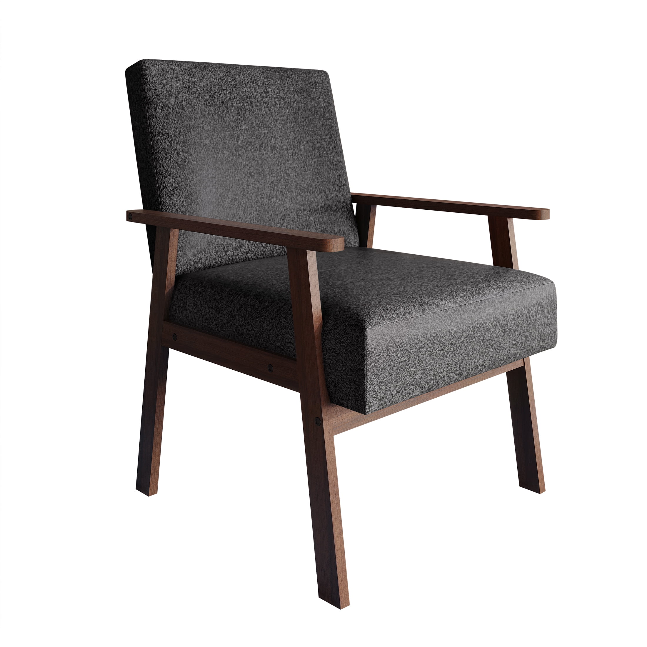 Castle Place Contemporary Accent Chair, Grey