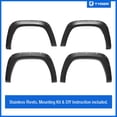 thumbnail image 2 of Tyger Auto Fender Flare Compatible with 2022-2026 Toyota Tundra, Smooth Textured Black Paintable Bolt-Riveted Style 4pc | TG-FF8T4518, 2 of 7