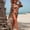 1Black, variant on Women's 3 Piece Tropical Bikini Set with Thin Mesh Long Sleeve Tie Front Maxi Cover Up Dress, Sexy Crisscross Cutout Swimsuits for Pool Party