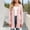 Pink, variant on OGLCCG Cardigans for Girls Button Down Open Front Long Sleeve Ribbed Knit Cardigan Sweater Soft Coat with Pockets Size 5