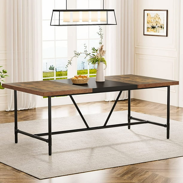 Tribesigns Dining Table for 68 People, 71inch Large Rectangular