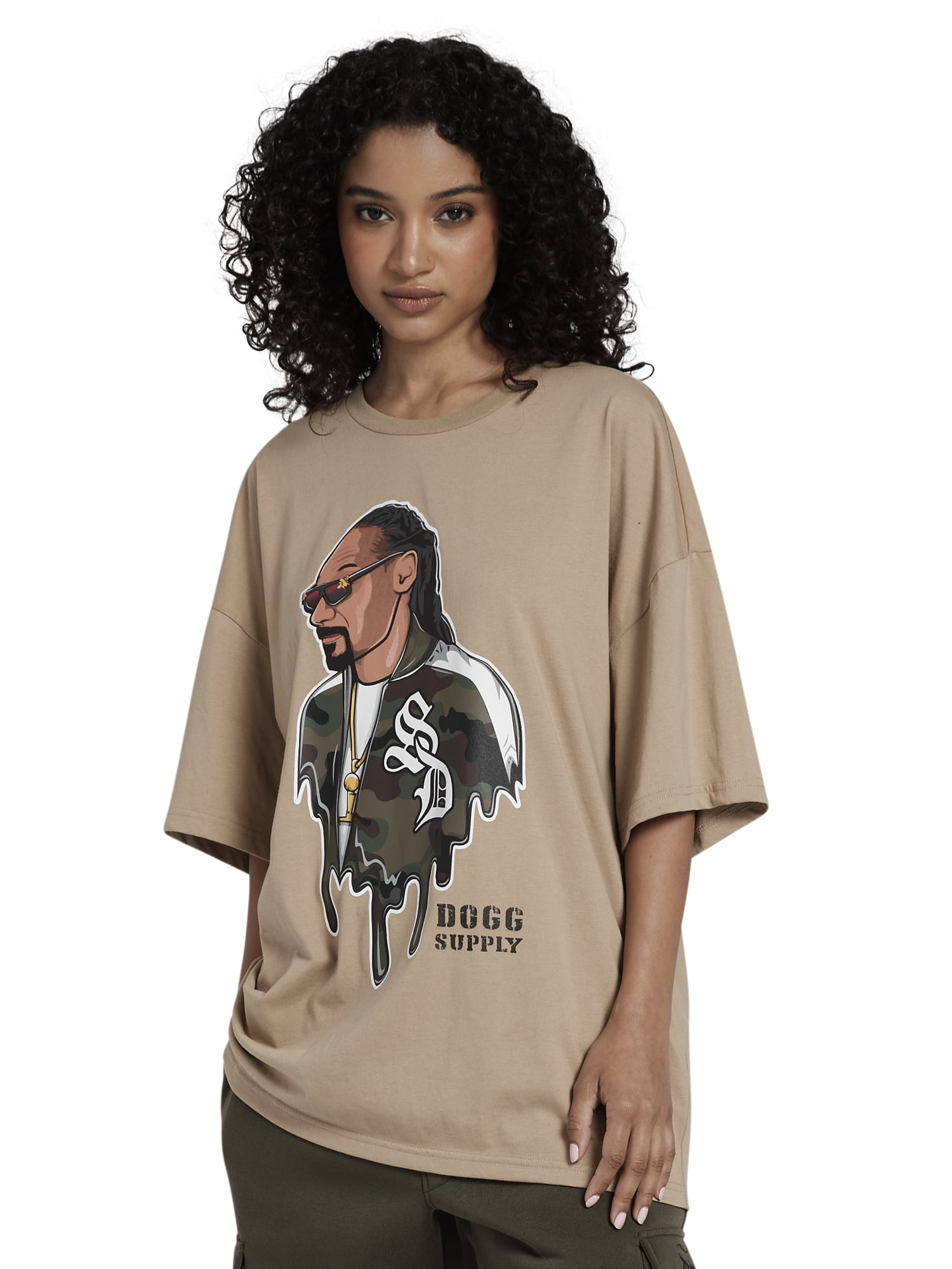 Dogg Supply by Snoop Dogg Men's & Big Men's Oversize Drop Shoulder Graphic T-Shirt, Sizes XS-3XL
