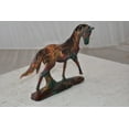 thumbnail image 4 of Nifao Small Varicolored Roaming Horse Resin Statue – Home Decor Sculpture, 13"L x 3"W x 8"H, 4 of 12