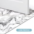 thumbnail image 4 of Bath Mat Rug Super Absorbent Quick Dry Thin Bathroom Rugs Fit Under Door Non Slip Rubber Backed Bathroom Floor Mat for in Front of Bathtub Sink Shower (17"x24", Grey Marble), 4 of 6
