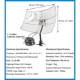 thumbnail image 3 of 2x2 Mimo Parabolic Grid Antenna Kit 698-6000MHz, 30dBi Directional Outdoor Antennas for 4G LTE and 5G Routers, Hotspots and Gateways, 3 of 8