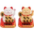 thumbnail image 1 of Lucky Cat Solar Powered Mini Size Bring In Wealth And Treasuredurable Lucky Cat For Car Bedroom Office(), 1 of 5
