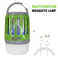 thumbnail image 4 of Lámpara de insectos de insecto LED Oficina al aire libre 2-en-1 ABS Control de plagas Linterna con gancho colgante Alta eficiencia Caja fuerte de bajo ruido verde Yuarrent OD002872-02B, 4 of 7