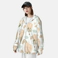 thumbnail image 4 of Pofeuu Air Balloon and Flower Print Sun Protection Outdoor Lightweight Full Zip UV Cooling Hoodie Long Sleeve Summer Clothing for Outdoor Hiking-XX-Large, 4 of 5