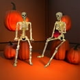 thumbnail image 4 of Halloween Skeleton Decorations- Life Size Human Skeleton with Full Body Posable Joints Plastic Skeleton for Halloween Skeletons Decor Yard Patio Lawn Garden Skeleton Props Spooky Party Decoration, 4 of 6